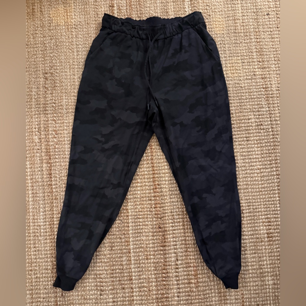 Lululemon Black Camo Jogger Pants